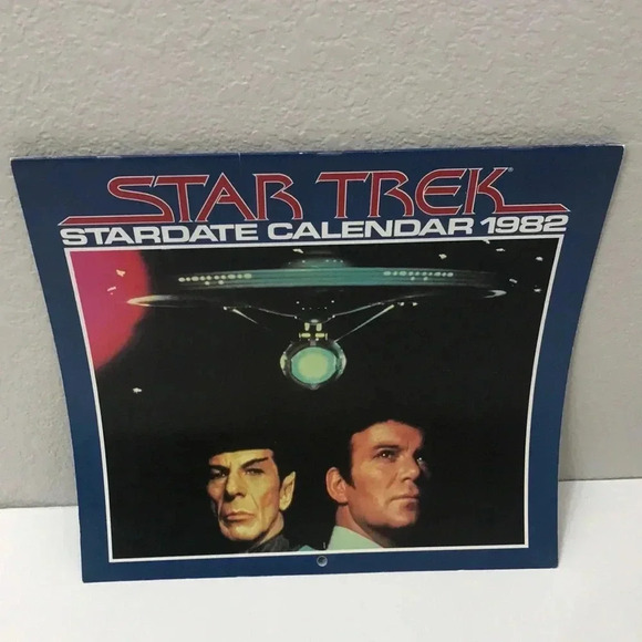Star Trek Star Date Calendar 1982 - Picture 1 of 6